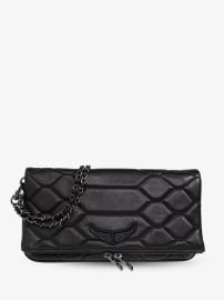Zadig&Voltaire Rock Quilted Clutch | Black | FARFETCH at Farfetch